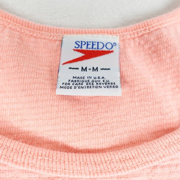 Vintage 90s Speedo Stringer Tank Top Adult Large Sleeveless Made in USA - Picture 3 of 7